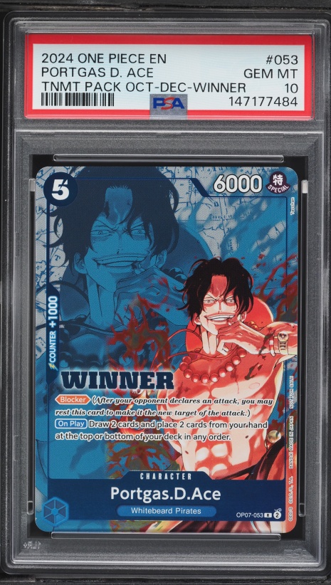2024 One Piece Japanese Premium Leaders Colle. Portgas D. Ace