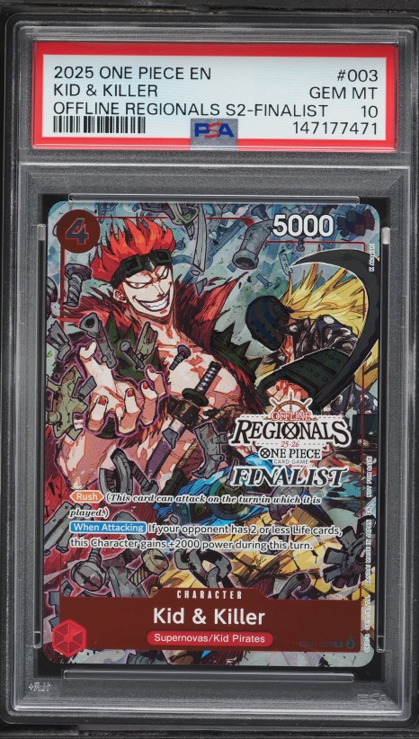 2025 One Piece Tournament Promo Offline Regionals Finalist Kid 