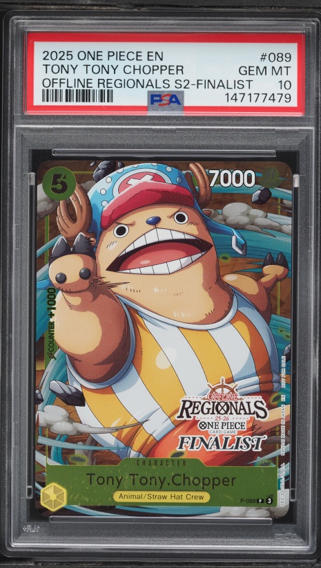 2025 One Piece Chinese Tournament Promo Entry Pack SR Tony Tony