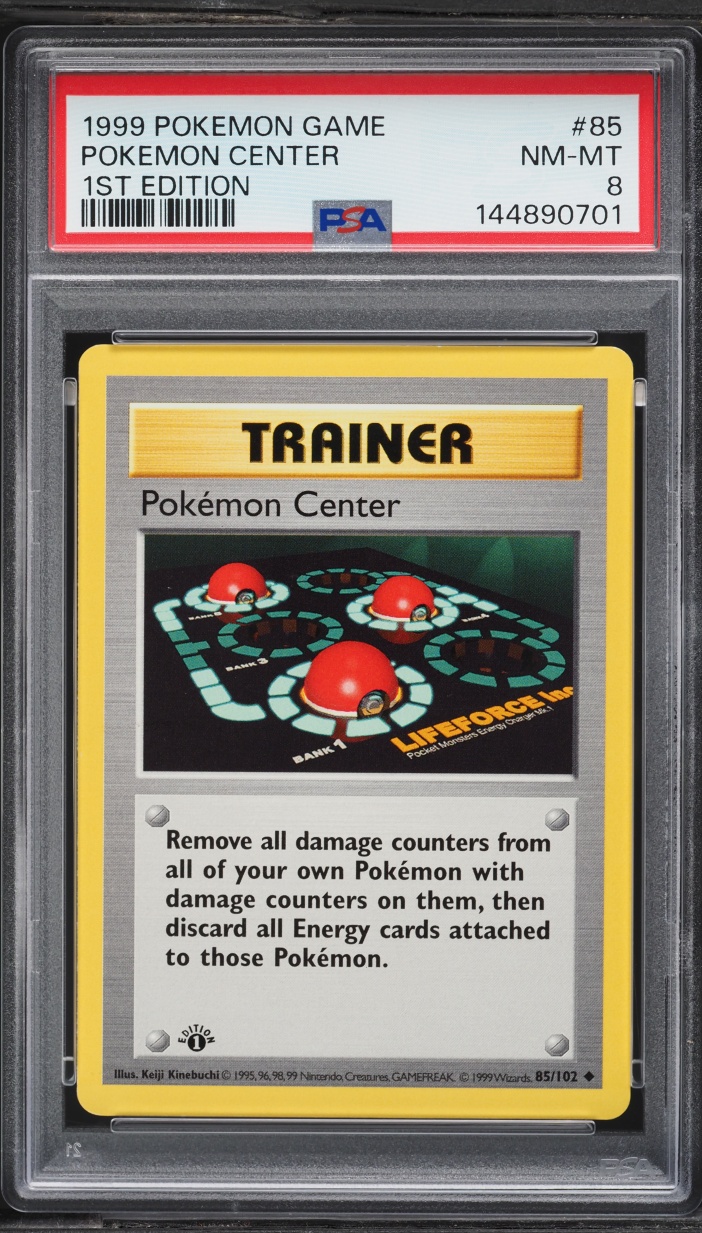 1999 Pokemon Base Set Shadowless 1st Edition Center #85 PSA 8 NM-MT