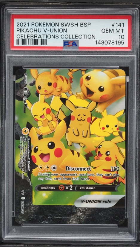 2021 Pokemon Japanese 25th Anniversary Collection Pikachu V-UNION