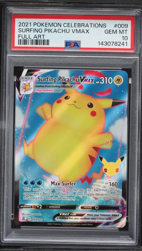 2021 Pokemon Japanese Sword & Shield 25th Anniversary Surfing