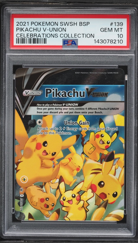 2021 Pokemon Japanese SWSH 25th Anniversary Pikachu V-UNION #27
