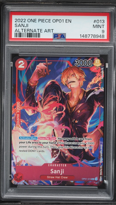 2024 One Piece Japanese Emperors In The New World SR Alt Art Sanji