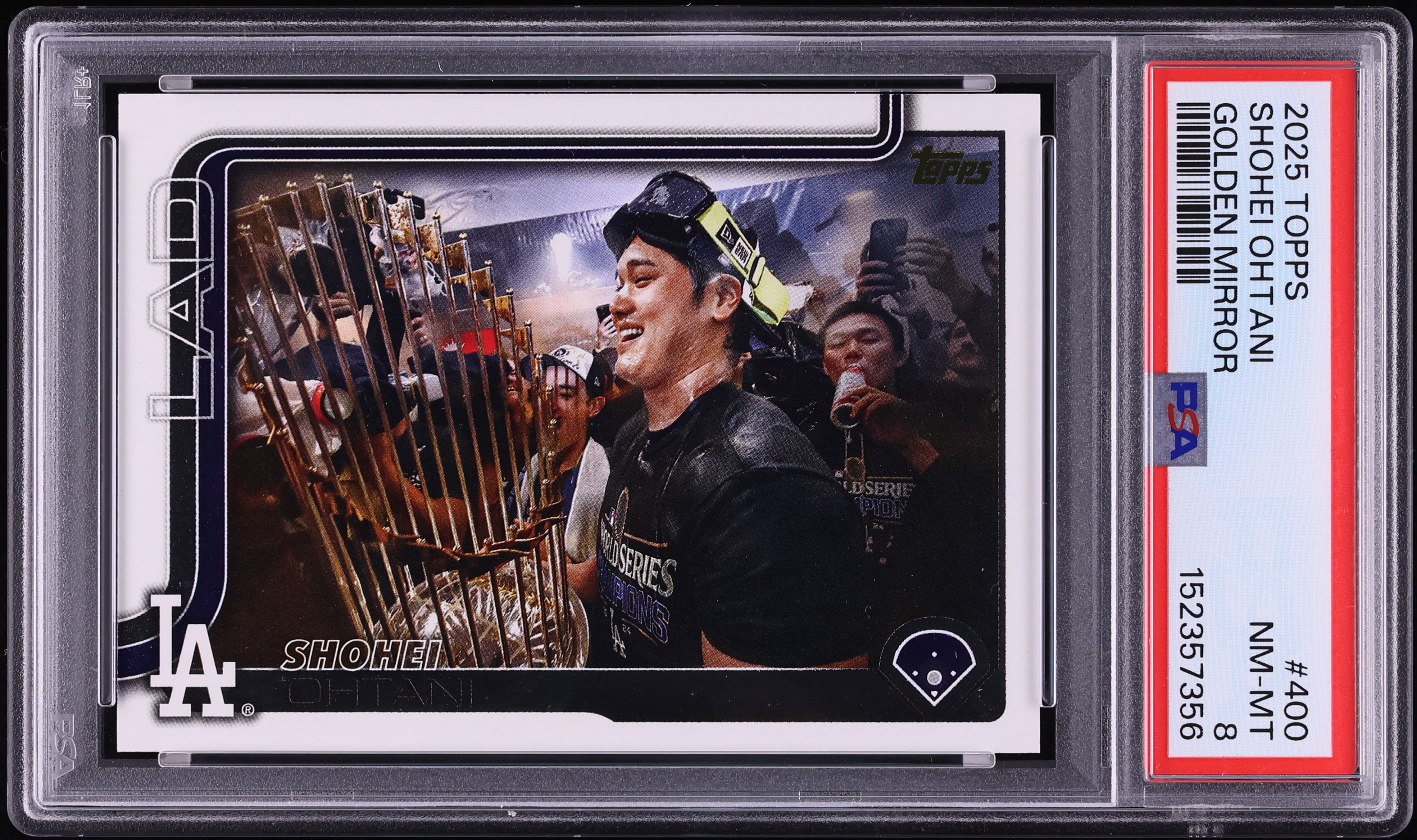 2025 Topps Golden Mirror Variation Shohei Ohtani #400 PSA 8 NM-MT 