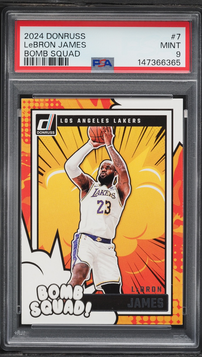 2024 Donruss Bomb Squad LeBron James #7 PSA 9 MINT