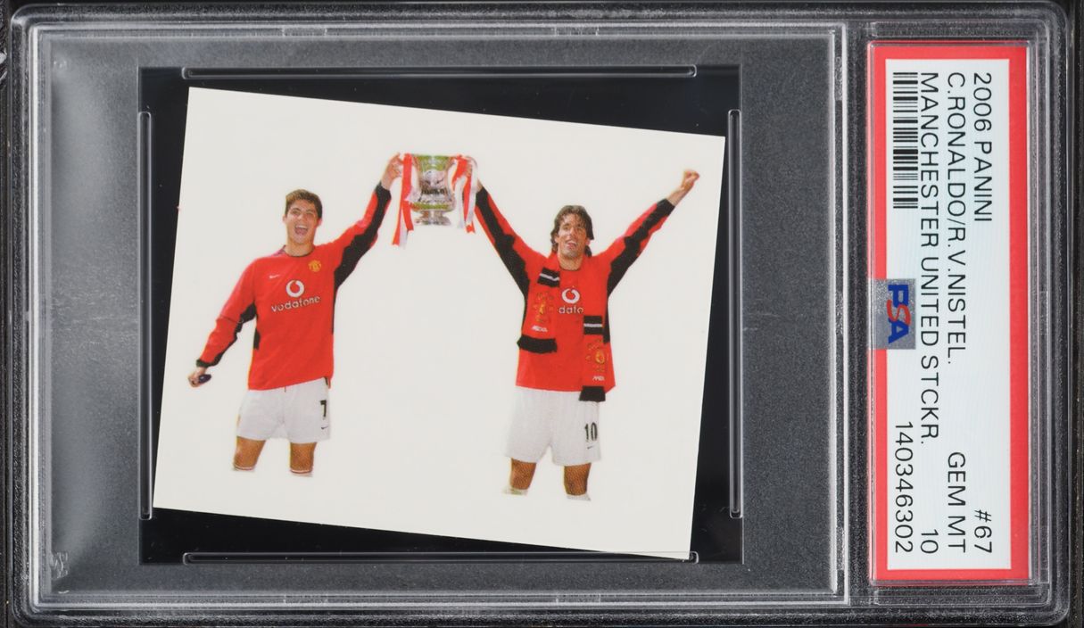 2006 Panini Manchester United Sticker Cristiano Ronaldo Ruud Van 