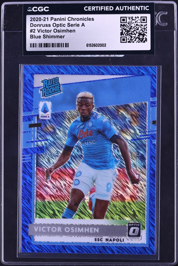 2020 Panini Mosaic Serie A Peacock Choice Victor Osimhen ROOKIE