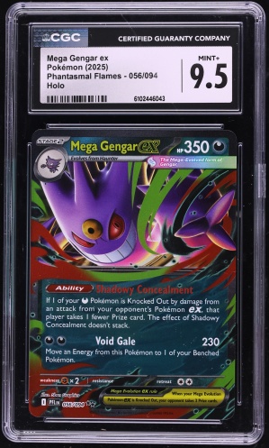 2025 Pokemon Mega Phantasmal Flames Holo Mega Gengar EX #56 CGC
