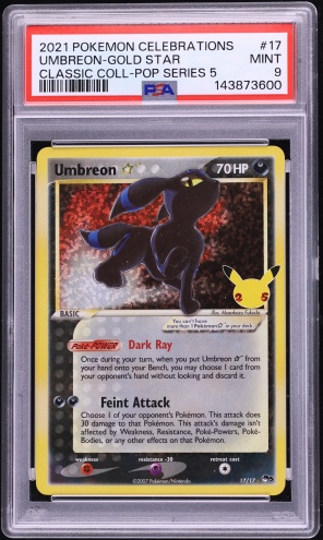 2021 Pokemon Thai Promo Card Pack 25th Anniversary Umbreon Gold