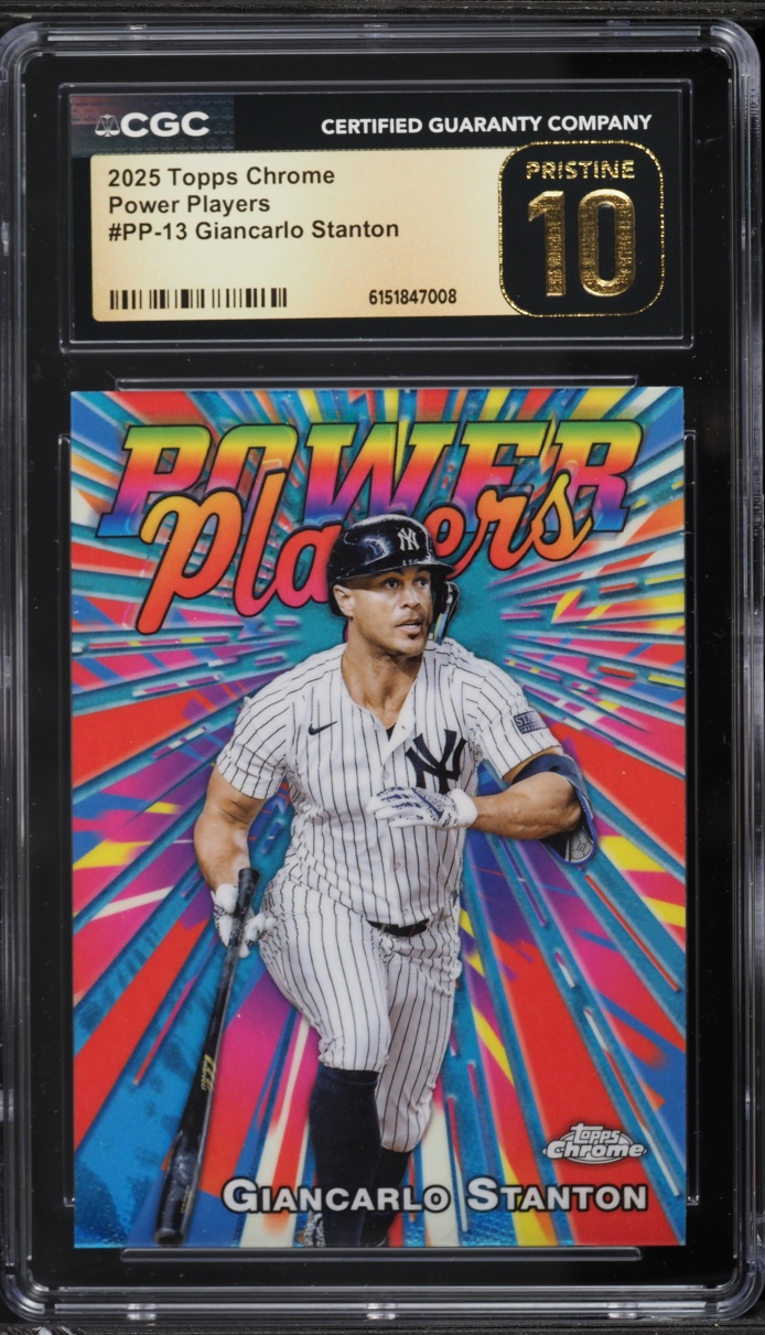 2025 Topps Chrome Power Players Giancarlo Stanton #PP-13 CGC 10 PRISTINE