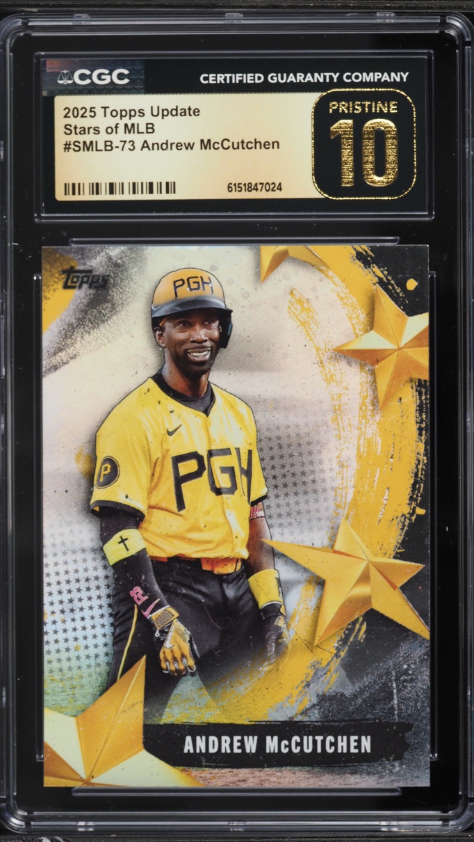 2025 Topps Update Stars Of MLB Andrew McCutchen #SMLB-73 CGC 10 PRISTINE