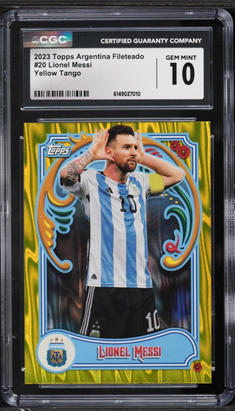 2023 Topps Argentina Fileteado Sketch Lionel Messi Darrin Pepe