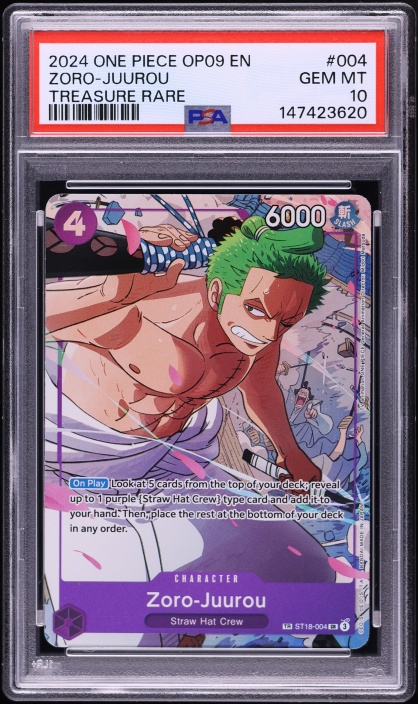 2024 One Piece Japanese Emperors In The New World Alt Art Zoro