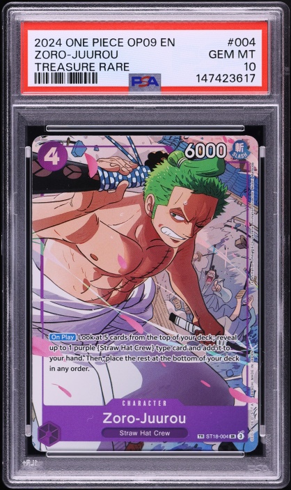 2024 One Piece Japanese Emperors In The New World Alt Art Zoro