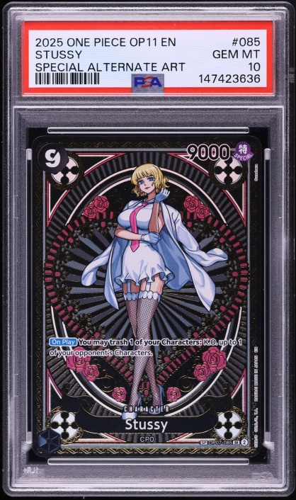 2025 One Piece Japanese Fist Of Divine Speed SP Alt Art Stussy