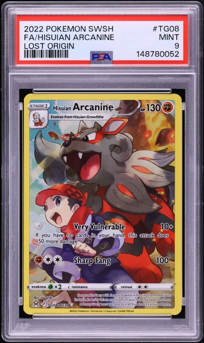 hisuian arcanine pokemon card TCG Evolves from null Type Hisuian Arcanine - 084/196 -