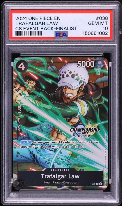 2024 One Piece Tournament Pack Vol.6 Winner Kaya #044 PSA 9 MINT