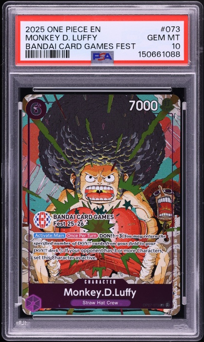 2025 One Piece Promo Bandai Card Games Fest '25-26 Monkey D. Luffy