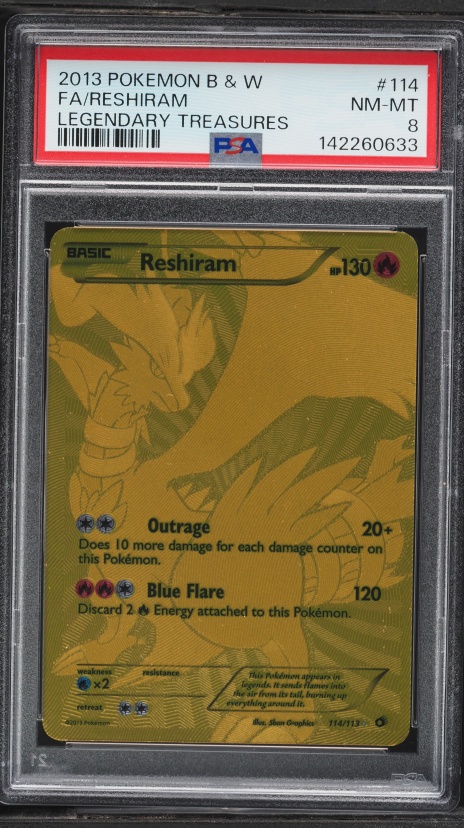rare 2013 pokemon cards 2013 Pokemon Japanese BW EX Battle Boost 1st Ed Full Art Reshiram #94 PSA  10 GEM on Fanatics Collect