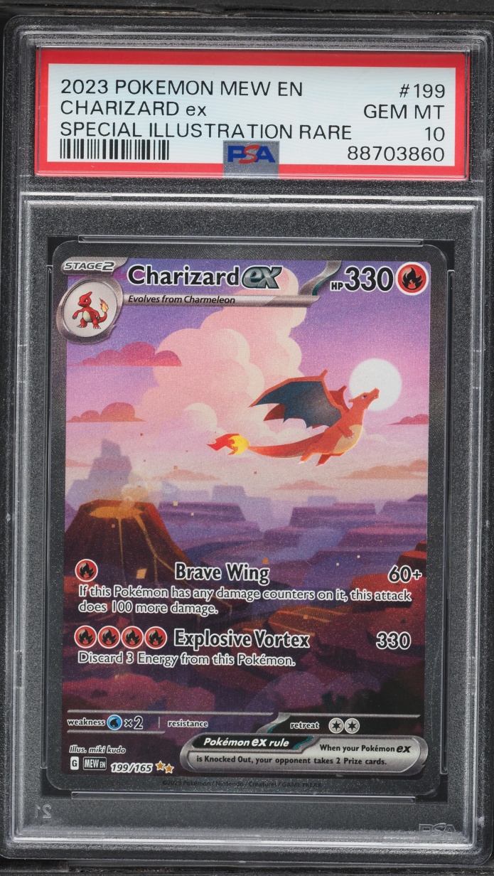 2023 Pokemon Scarlet & Violet 151 SIR Charizard Ex #199 PSA 10 GEM MINT