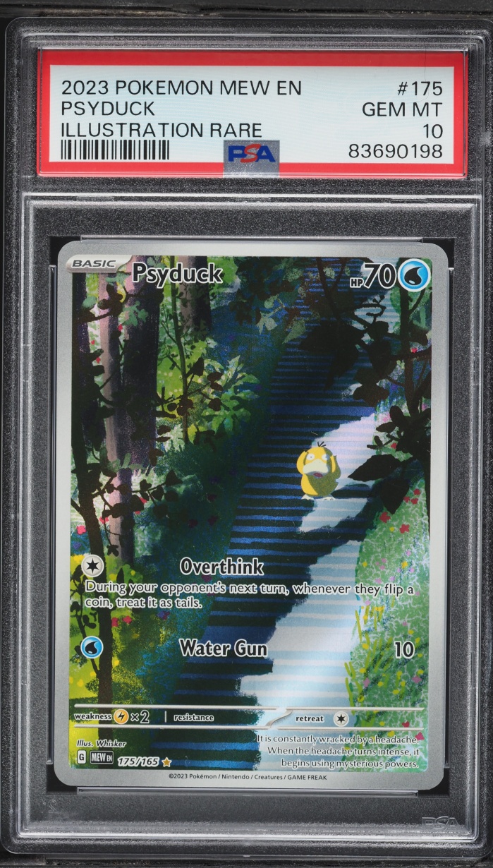 2023 Pokemon Scarlet & Violet 151 IR Psyduck #175 PSA 10 GEM MINT