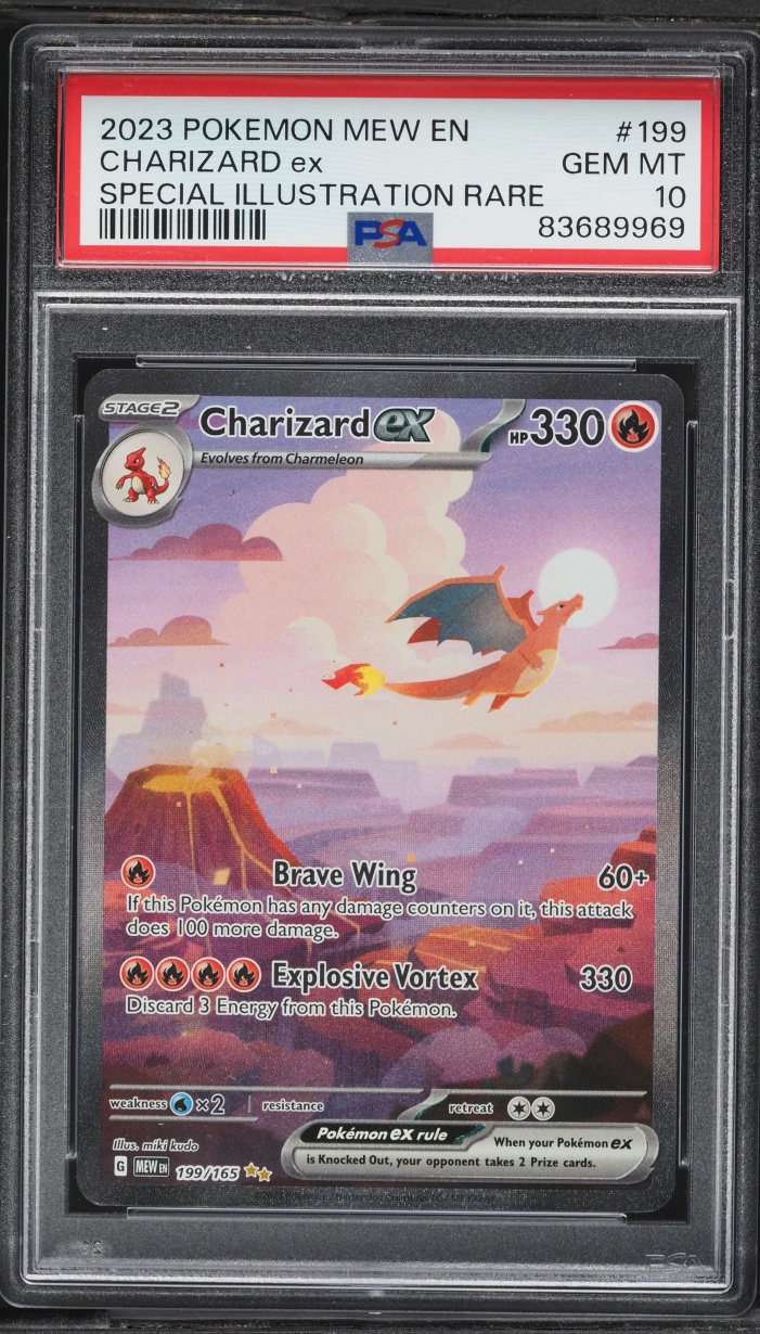 2023 Pokemon Scarlet & Violet 151 SIR Charizard Ex #199 PSA 10 GEM MINT
