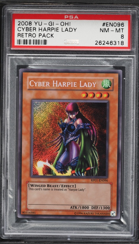 2008 Yu-Gi-Oh! Retro Pack Cyber Harpie Lady #RP01-EN096 PSA 10 GEM MINT on  Fanatics Collect