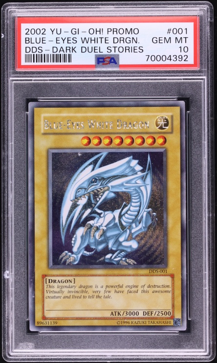 2002 Yu-Gi-Oh! Dark Duel Stories Promo Blue-Eyes White Dragon #DDS-001 PSA 10 GEM MINT