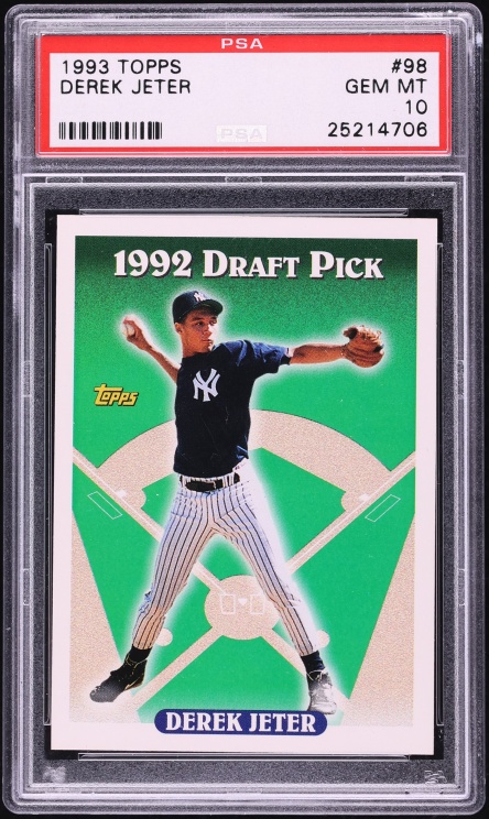 1993 Topps Derek Jeter ROOKIE #98 PSA 10 GEM MINT