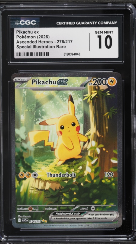 2016 Pokemon XY Black Star Promos Battle Heart Tin Pikachu EX #XY174 CGC 5  EX on Fanatics Collect