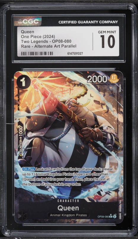 2023 One Piece Japanese Promo Official Event Prize Queen #005 PSA