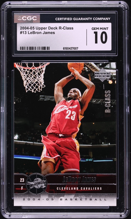 2004 Upper Deck R-Class LeBron James #13 CGC 10 GEM MINT