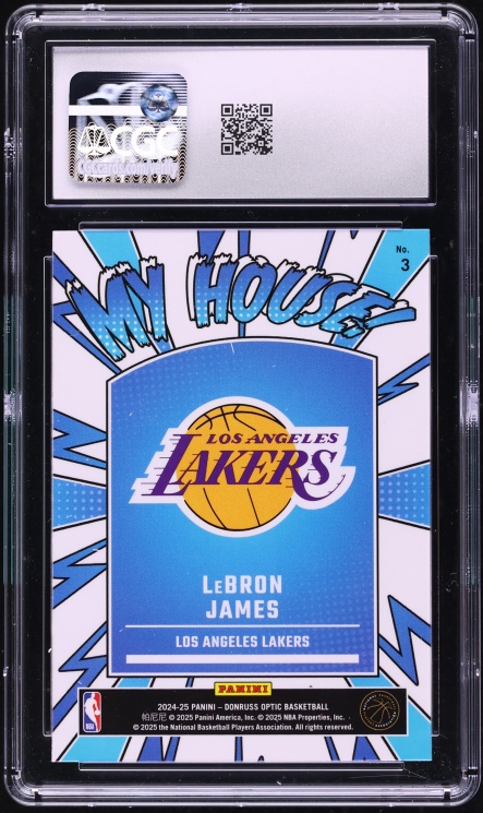 2024 Donruss Optic My House! LeBron James #3 CGC 10 GEM MINT