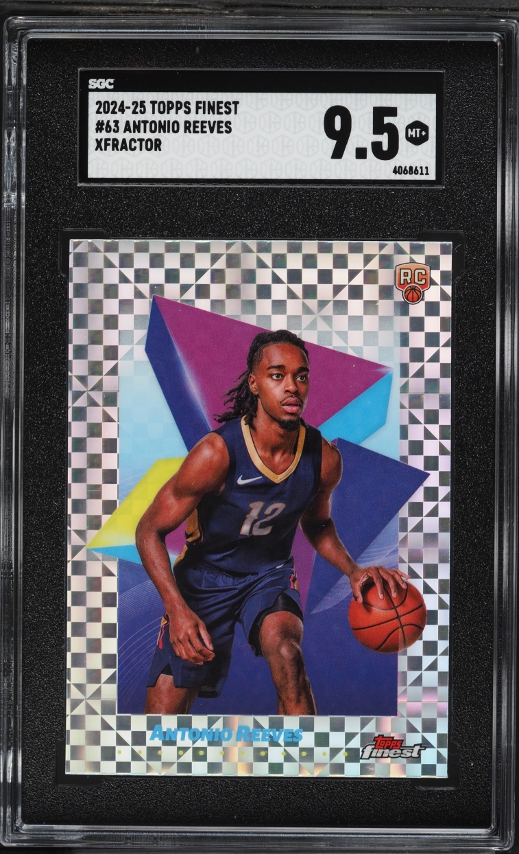 2024 Finest Xfractor Antonio Reeves ROOKIE #63 SGC 9.5 MINT+