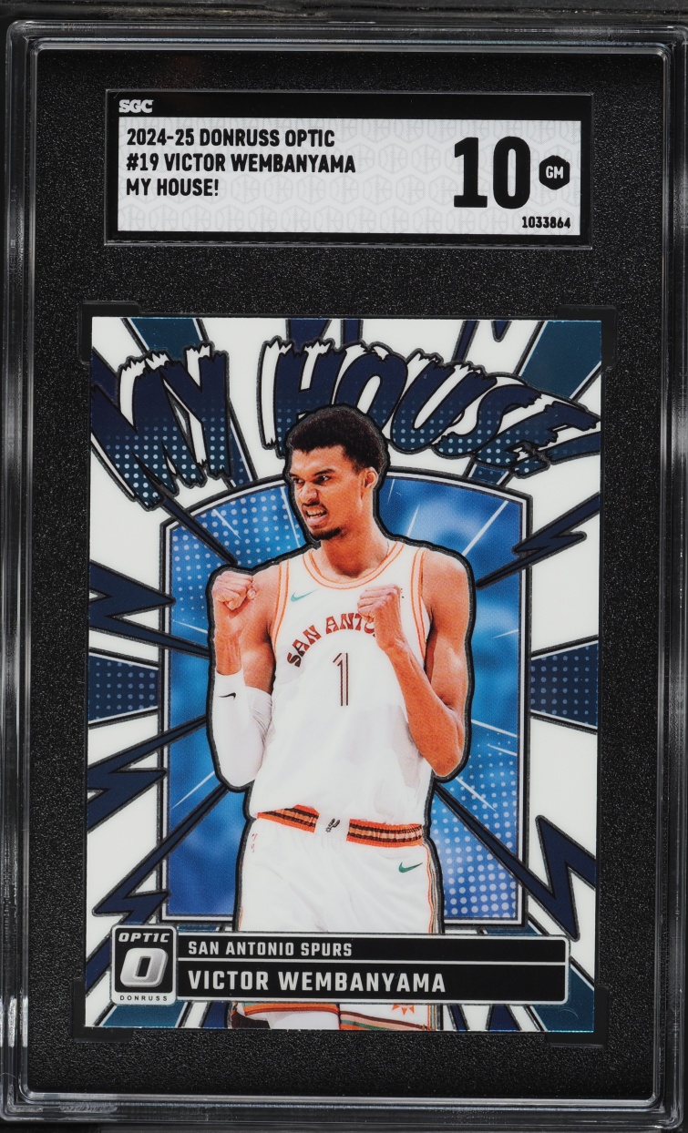 2024 Donruss Optic My House! Victor Wembanyama #19 SGC 10 GEM MINT
