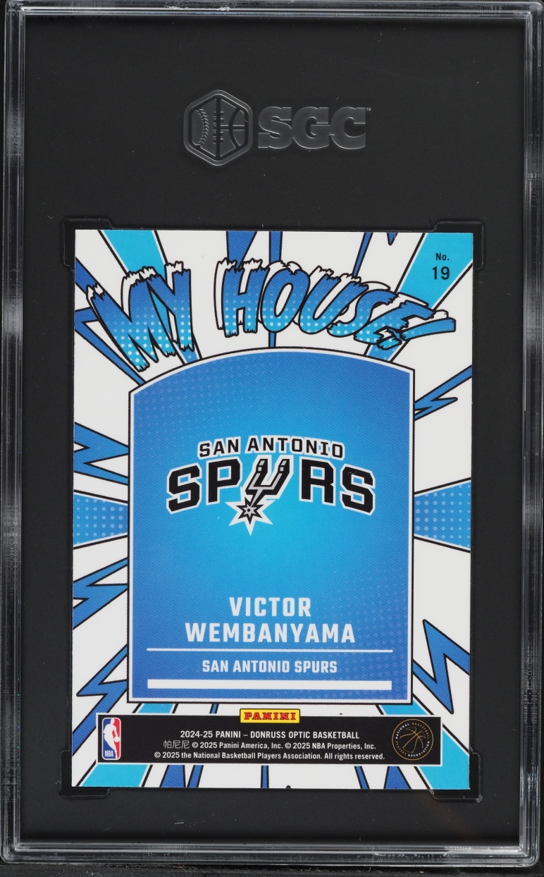 2024 Donruss Optic My House! Victor Wembanyama #19 SGC 10 GEM MINT