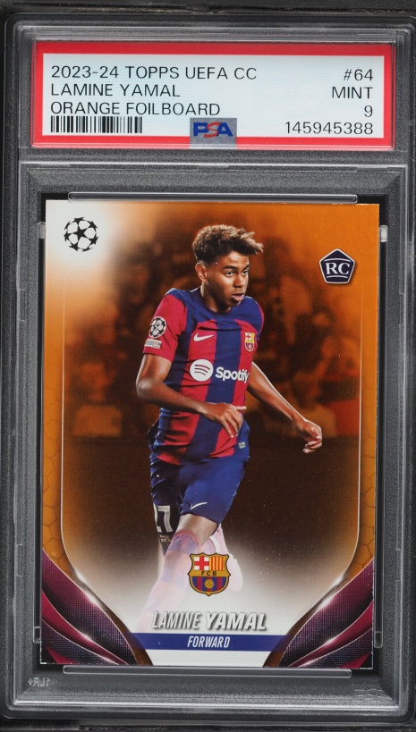 2023 Topps Merlin UEFA Renaissance Superfractor Lamine Yamal