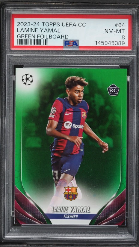 2023 Topps Merlin UEFA Renaissance Superfractor Lamine Yamal