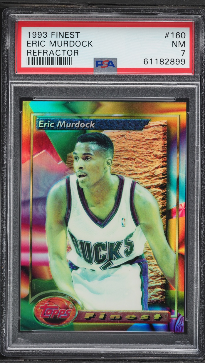 1993 Finest Refractor Eric Murdock #160 PSA 7 NRMT