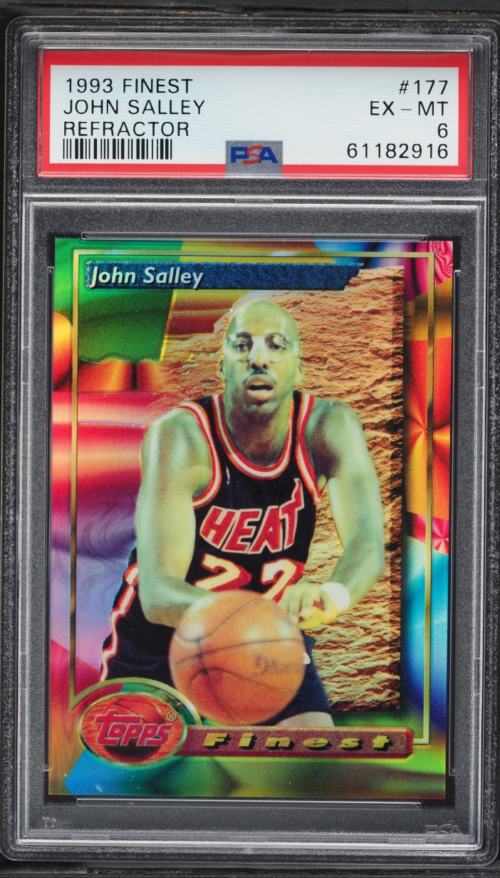 1993 Finest Refractor John Salley #177 PSA 6 EXMT