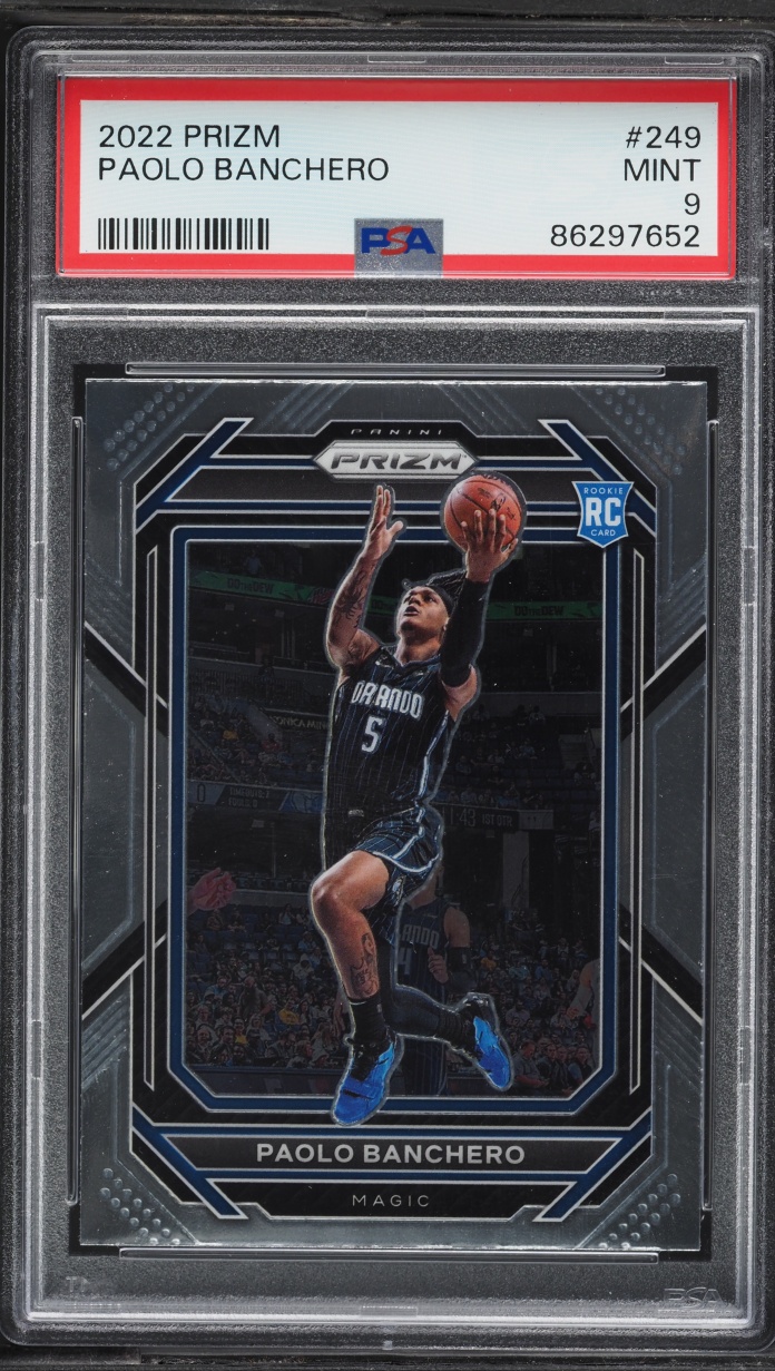 2022 Panini Prizm Paolo Banchero ROOKIE #249 PSA 9 MINT