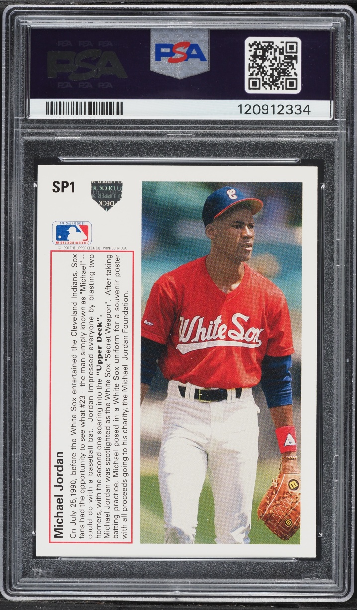 1991 Upper Deck Michael Jordan ROOKIE #SP1 PSA 8 NM-MT