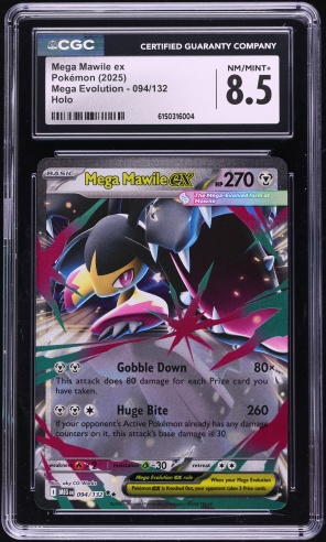 2025 Pokemon Mega Evolution Holo Mega Mawile ex #94 CGC 10 GEM MINT on  Fanatics Collect