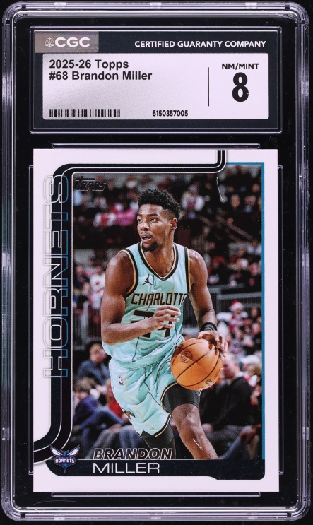 2025 Topps Basketball Brandon Miller #68