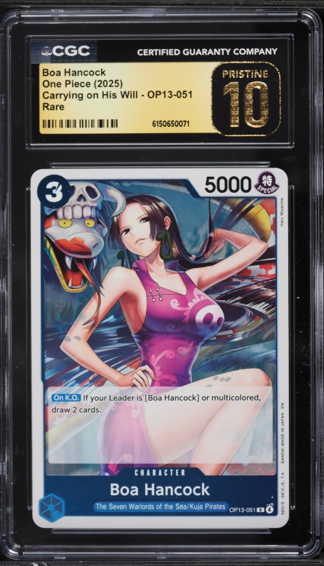 Boa Hancock Rare OP13-051 CGC PRISTINE 10 on Fanatics Collect