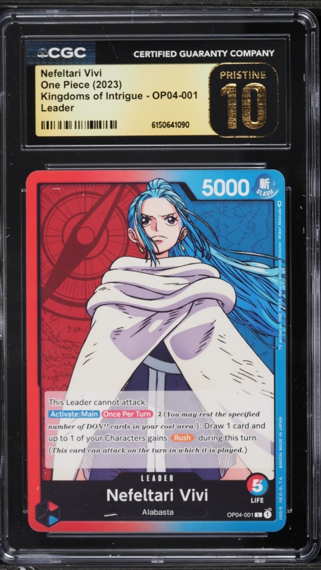 2025 One Piece Japanese Heroines Edition Alt Art Leader Nefeltari