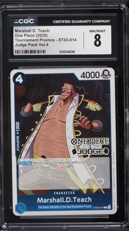 2025 One Piece 2nd Anniversary Set SR Marshall D. Teach #OP09-093