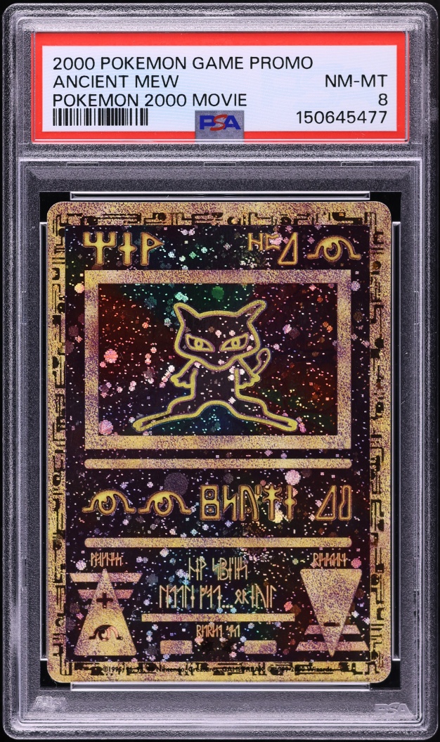 2000 Pokemon Movie Promo Ancient Mew PSA 8 NM-MT