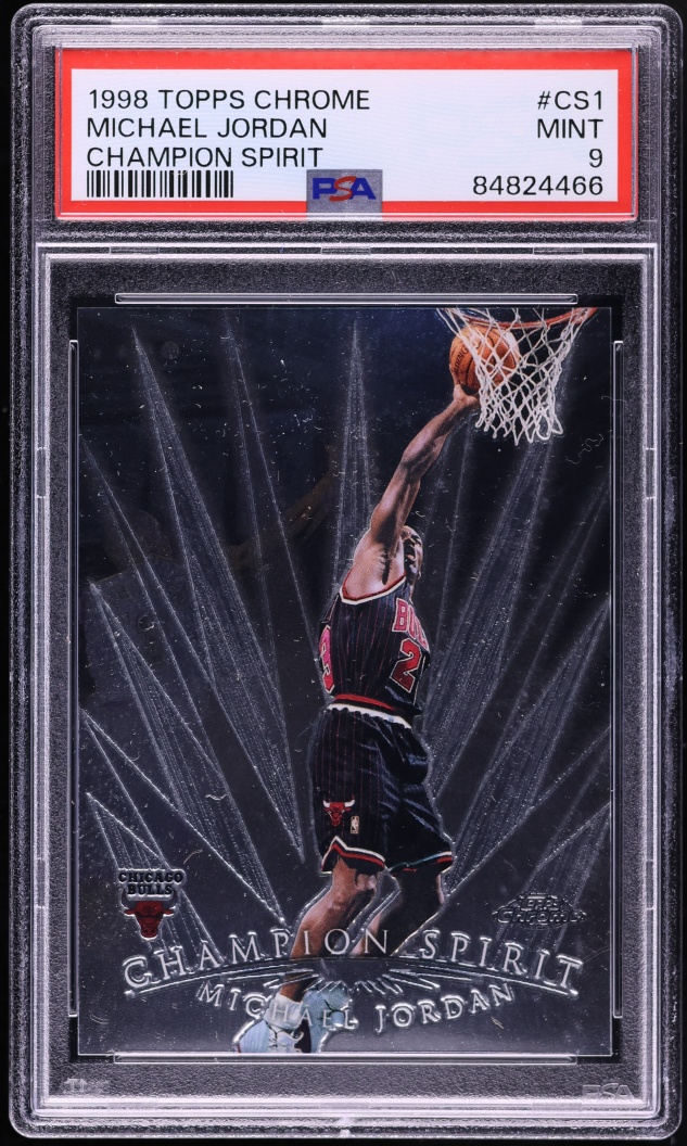 1998 Topps Chrome Champion Spirit Michael Jordan #CS1 PSA 9 MINT